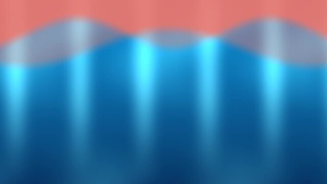 Coral reef illuminated by light shafts through water