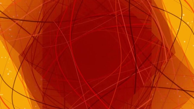 Abstract Red Orange Background with Lines.