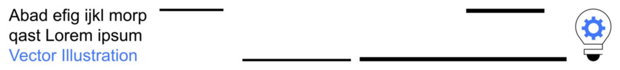Innovation, creativity, problem-solving, idea generation, technology, strategy. Lightbulb symbol with gear inside conveys concept of technological innovation. Innovation and creativity © robu_s