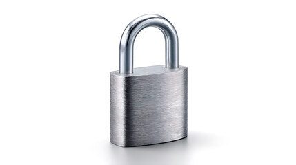 Fototapeta premium A close-up shot of a silver padlock, emphasizing security and protection. The padlock is the focal point, suggesting safety and privacy.