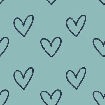 Patr&oacute;n sin costuras Original. Corazones. Estampa. Textura. Fondo. Infinito