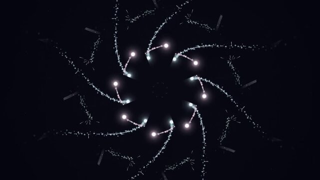 Abstract Representation of Pure Darkness and Absence of Light, a Minimalist Conceptual Background