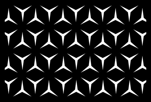 Triangle patter of CNC cutting 