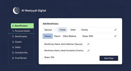 Dark Blue User Interface with White Text Options and Logo in Upper Left Corner Showing Settings Menu with Checkboxes and Input Fields
