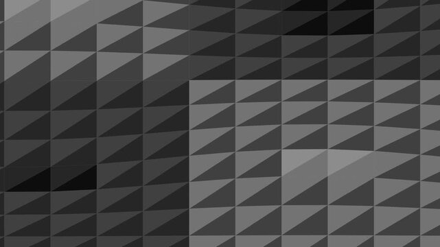 simple gray gradient background, abstract geometric pattern of triangles, dark and light shades, modern design element