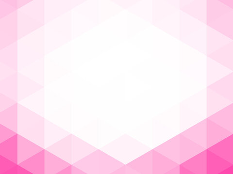 Soft pink and white geometric triangle pattern creating a delicate feminine and clean aesthetic for modern designs.