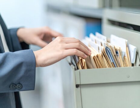 書類整理 ファイル検索