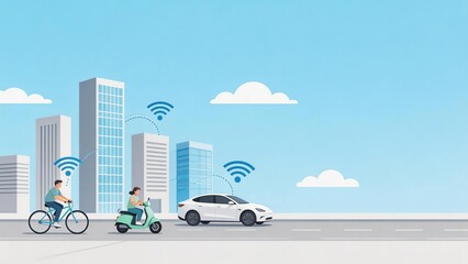 Urban transportation with connectivity