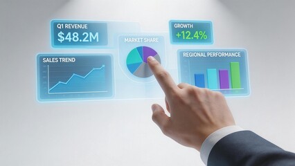 Business data analytics interface
