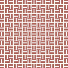 Seamless Mitsu-kuzushi Mitsukuzushi Japanese Geometric Pattern Background Vector Brown KAKISHIBU-IRO