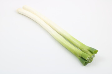 冬の味覚を代表する瑞々しい白ネギの姿