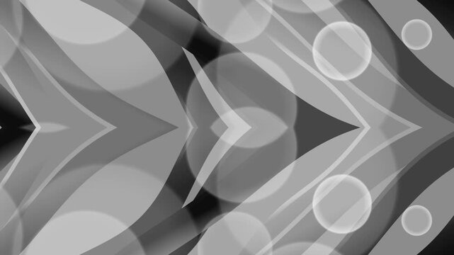 An elegant and simple gray gradient background with abstract patterns and soft bokeh lights, creating a modern and versatile graphic design element for various projects