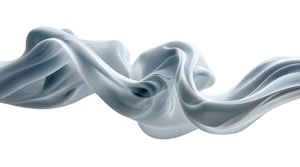Fototapeta premium Silky Fluidity: An abstract composition of flowing, silky fabric, rendered with a delicate interplay of light and shadow, evoking a sense of ethereal beauty.