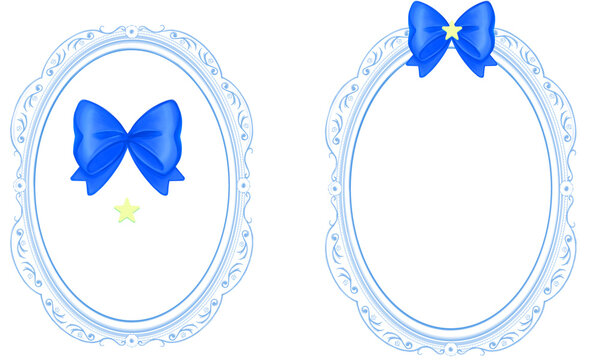 ゆめかわなゴシックフレームのワンポイントパーツ素材セット