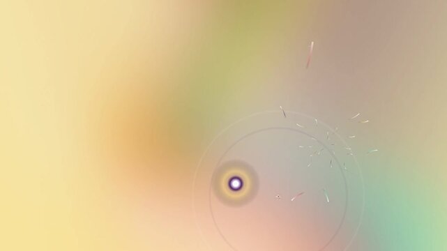 Colorful Backgrounds with Central Dots Animation.