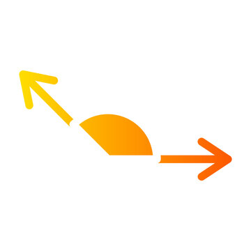 Obtuse gradient icon