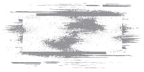 Obraz premium Abstract grunge vector background featuring black ink splat designs with messy paint strokes and dirty brush textures on a vintage paper frame border illustration