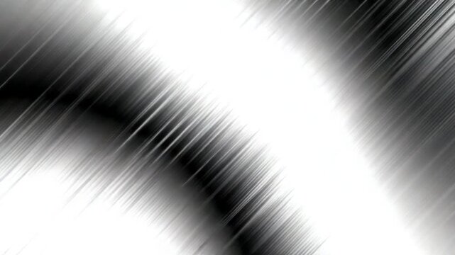 Abstract grayscale design of diagonal lines radiating from a central white space, with gradients