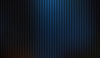 Fototapeta premium Dark blue vertical stripes with gradient effect background