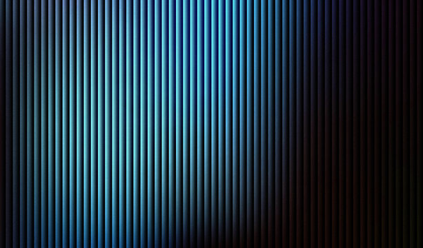 Dark blue gradient background with vertical lines