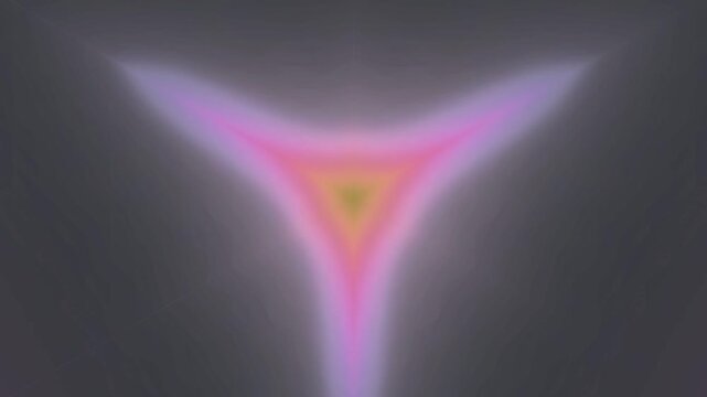 Glowing geometric shapes in vibrant colors.