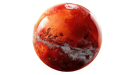 Fototapeta premium Mars: A visual exploration of the Red Planet, offering a glimpse into its vast and intriguing landscapes.