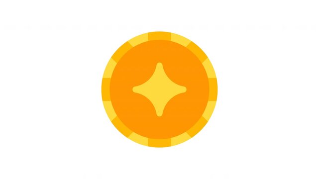 Gold Coin Currency Wealth Animation