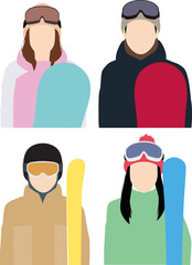 人物シルエット㉘