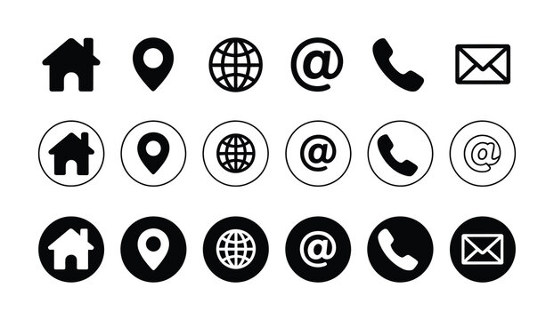 Web icon set, website set icons collection with interface and navigation symbols, homepage, menu, link and browser elements, clean modern flat vector illustration for digital design.