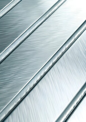 Abstract metal texture background featuring sleek blue glass reflections and architectural steel lines