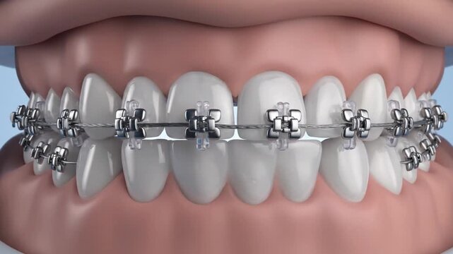 orthodontic bracket placement, dental braces, teeth alignment, dentistry