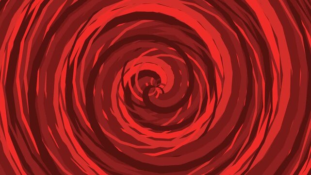 Creating a Spiraling Red Abstract Scene for Visual Content
