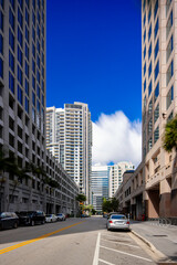 Fort Lauderdale Florida view down street between highrise towers 2026