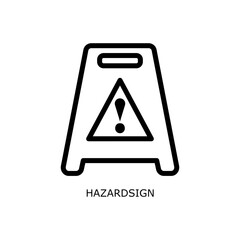 Hazard Sign Workplace Safety and Environmental Protection Outline