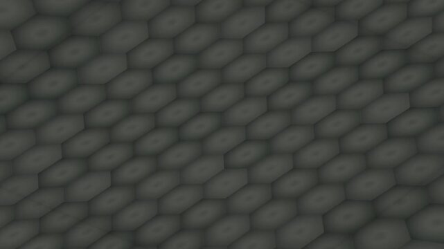 Video close up of dark textured mesh pattern in motion.