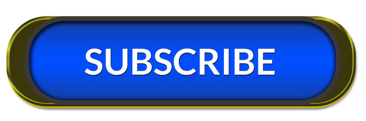 Modern Blue Subscribe UI Button for App and Website Interface, Clean Blue Subscribe Button Design for Web and Mobile UI, Minimalist Blue Subscribe Button for Digital Platforms