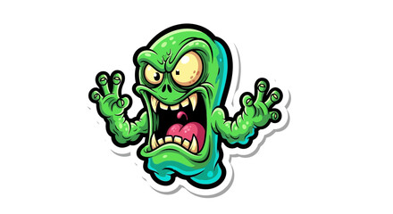 Obraz premium Cartoon Monster Character Design.