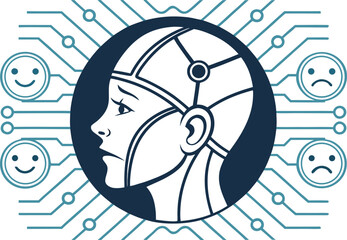 AI Facial Emotion Detection with Smart Vision Analysis, Human Expression Recognition, Sentiment Intelligence and Behavioral AI