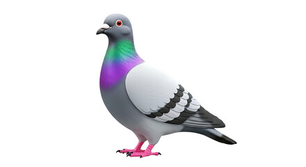Obraz premium 3D Render of a Pigeon
