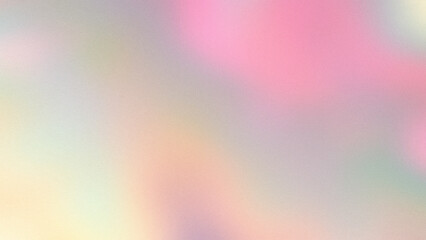 Soft pastel pink, peach, mint, blue, purple gradient background. Smooth blended colors, lo-fi Y2K style, pastel hues, iridescent feel. Background, texture, digital art, summer visuals, creative banner © Aleksandra Konoplya