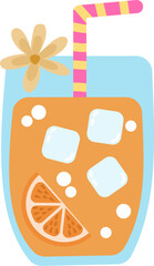 Freshly Squeezed Orange Juice in Glass