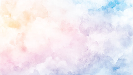 Fototapeta premium An abstract background with a dreamy, watercolor effect in soft hues. 