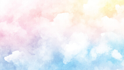 Fototapeta premium An abstract background with a dreamy, watercolor effect in soft hues. 