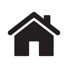 Fototapeta premium Web home flat icon for apps and websites 