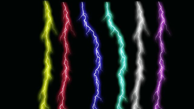 Abstract animated electric lights rendered in Adobe AE