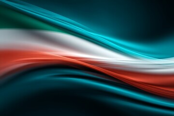 Abstract wavy lines representing fluid motion concept