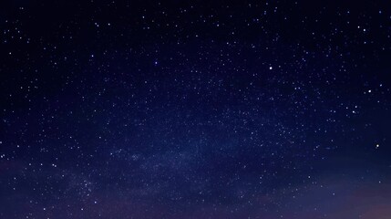Fototapeta premium Night sky filled with stars celestial display