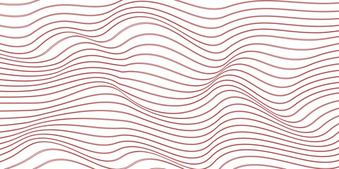abstract red diagonal thin line wave pattern design.