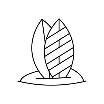 Water Boards icon clean and modern vector illustration