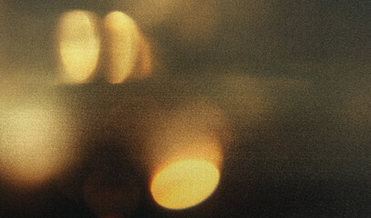 Plakat Abstract retro gradient light leak effect, blurred overlay film grain texture .